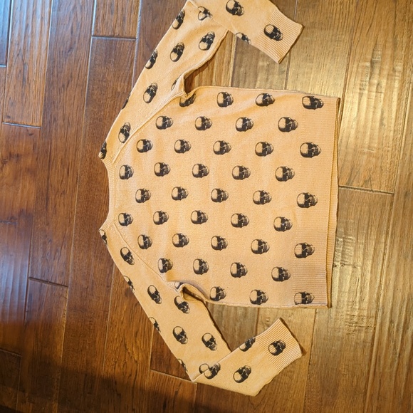 Skull cashmere sweater with skulls! - Picture 4 of 8